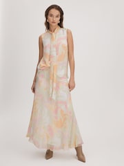 Florere Printed Midi Skirt - Image 4 of 7