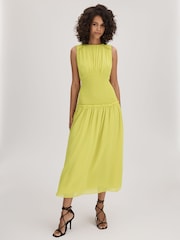 Florere Smocked Waist Midi Dress - Image 3 of 6