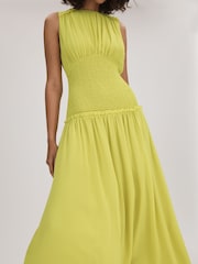 Florere Smocked Waist Midi Dress - Image 4 of 6