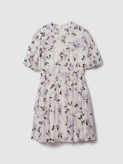 Florere Printed Puff Sleeve Mini Dress - Image 2 of 6