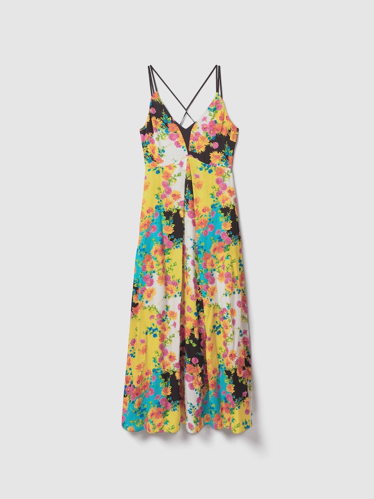 Florere Bedrucktes Maxikleid mit doppelten Trägern - Bild 2 von 6 Florere Bedrucktes Maxikleid mit doppelten Trägern - Bild 2 von 6