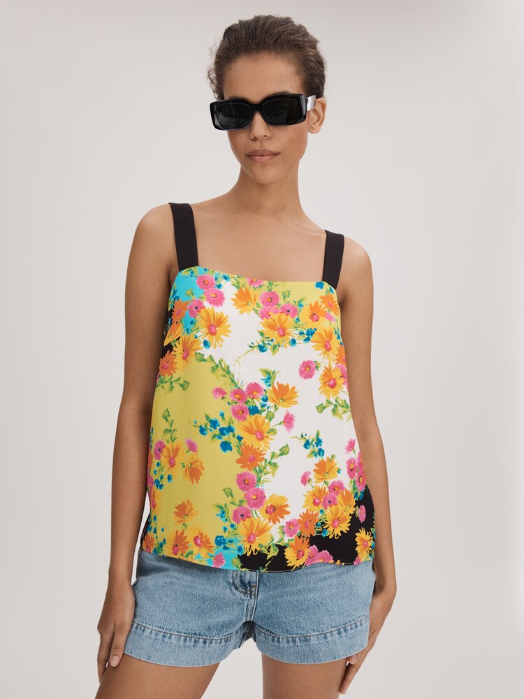 Florere Printed Square Neck Cami - Image 1 of 6