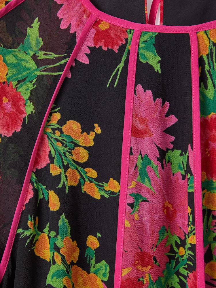 Florere Printed Flare Sleeve Blouse - Image 6 of 6