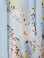 Florere Printed Tie Neck Maxi Dress - Image 9 of 9