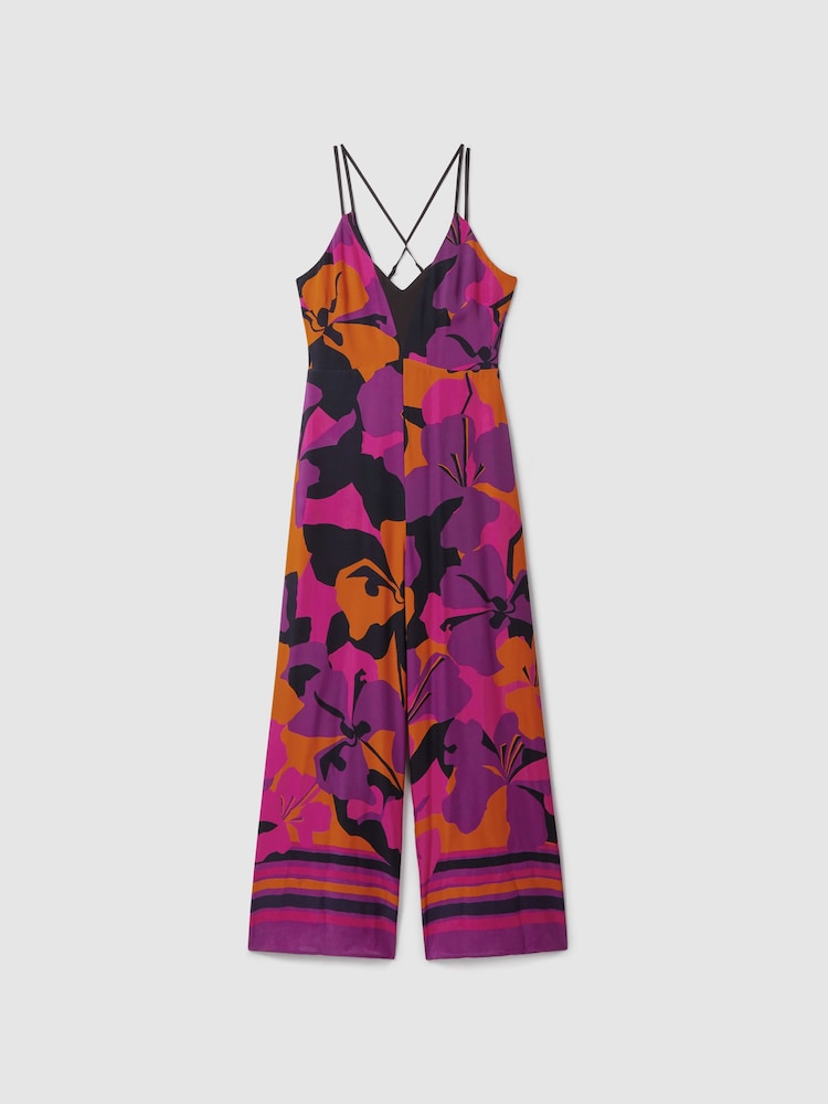 Florere Printed Wide Leg Jumpsuit - Imagen 2 de 6