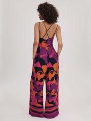 Florere Printed Wide Leg Jumpsuit - Imagen 5 de 6