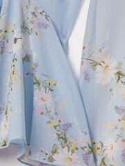 Florere Printed Fluted Sleeve Mini Dress - Image 6 of 6