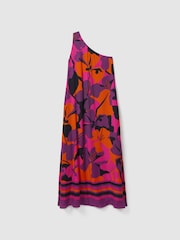 Florere Printed One-Shoulder Maxi Dress - Image 2 of 7