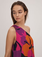 Florere Printed One-Shoulder Maxi Dress - Image 3 of 7