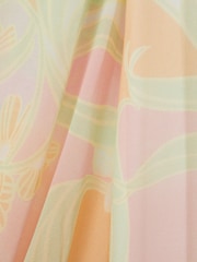 Florere Sheer Asymmetric Midi Dress - Image 5 of 5