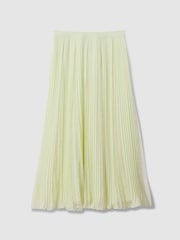 Florere Lace Pleated Midi Skirt - Image 2 of 6
