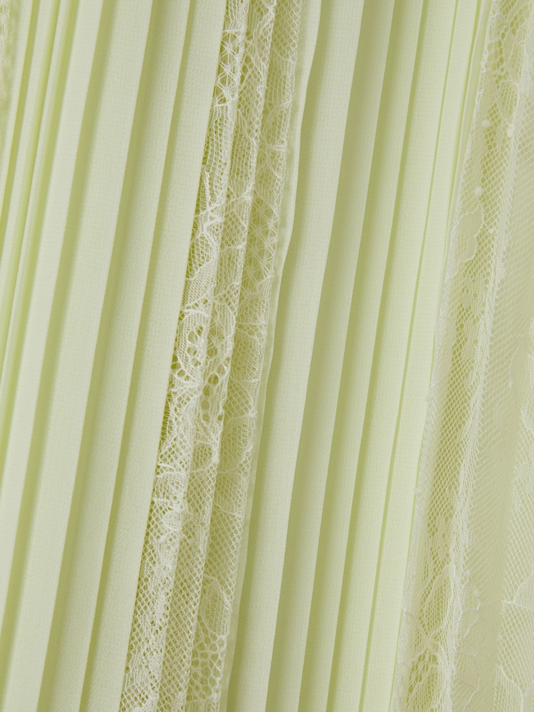 Florere Lace Pleated Midi Skirt - Image 6 of 6