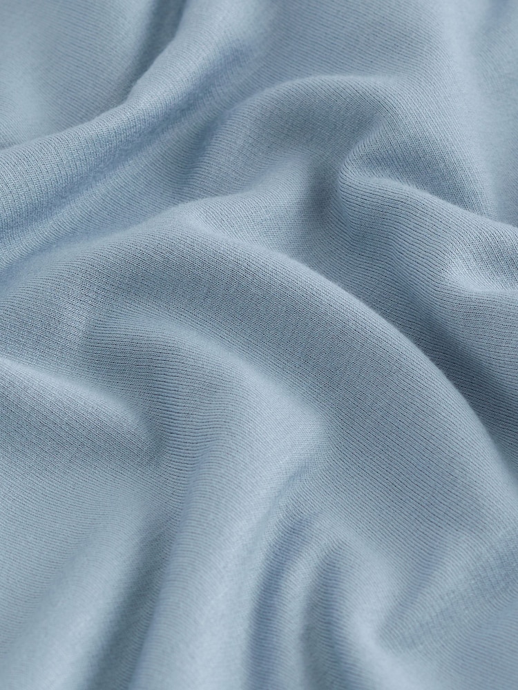 Teal Blue Soft Touch Raglan Sleeve Sweatshirt - Image 7 of 7