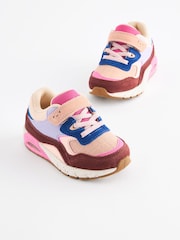 Multi Berry Elastic Lace Chunky Trainers - Image 1 of 6