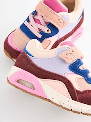Multi Berry Elastic Lace Chunky Trainers - Image 3 of 6