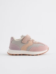 Multi Neutral Elastic Lace Chunky Trainers - Image 2 of 5