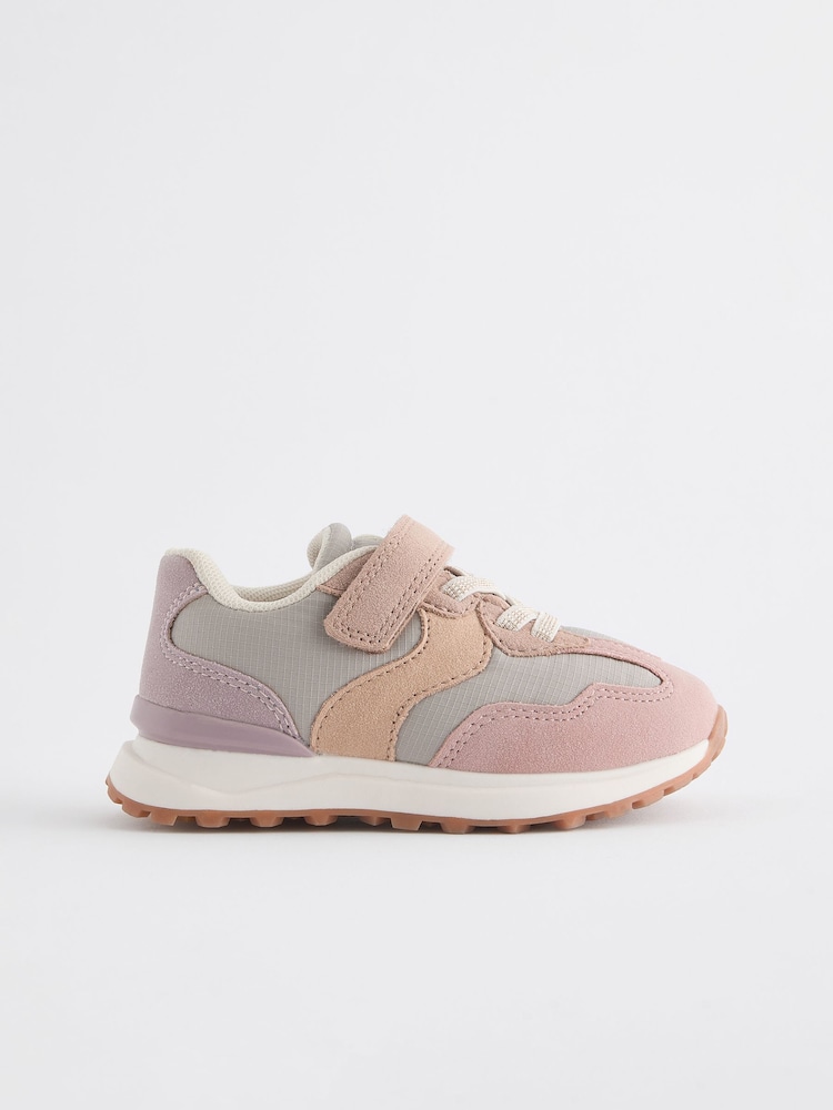 Multi Neutral Elastic Lace Chunky Trainers - Image 2 of 5