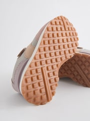 Multi Neutral Elastic Lace Chunky Trainers - Image 4 of 5