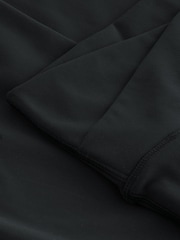 Black Active Wrap Waist Flared Leggings - Image 6 of 6