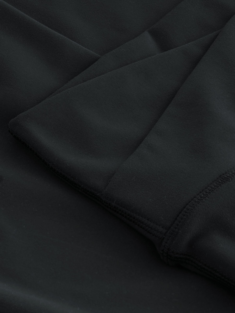 Black Active Wrap Waist Flared Leggings - Image 6 of 6