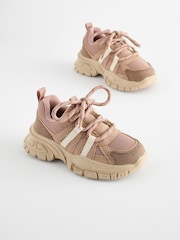 Mocha Brown Chunky Trainers - Image 1 of 5