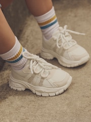 White Chunky Trainers - Image 1 of 6