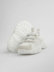 White Chunky Trainers - Image 4 of 6