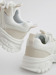 White Chunky Trainers - Image 6 of 6