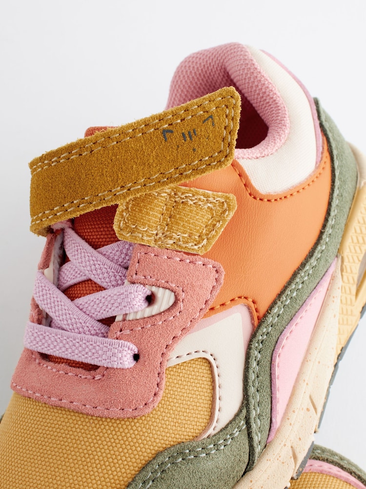 Multi Elastic Lace Chunky Trainers - Image 6 of 6