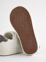 White Elastic Lace Trainers - Image 3 of 5