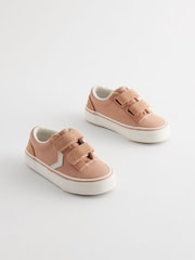 Pink Touch Fasten Strap Trainers - Image 2 of 5