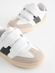 White Retro Trainers - Image 3 of 6