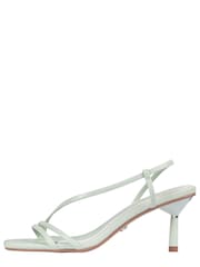 Lipsy Green Low Kitten Heel Slingback Sandal - Image 5 of 5