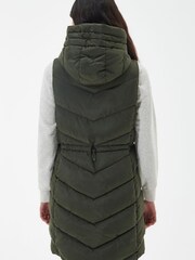 Barbour International® Boston Longline Green Gilet - Image 2 of 6