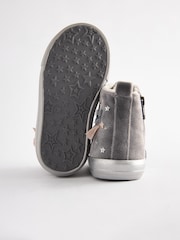 Grey Velvet Character High Top Trainers - Image 4 of 5