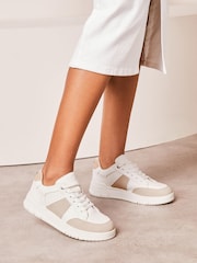 Lipsy White Chunky Runner Lace Up Trainer - Image 2 of 5