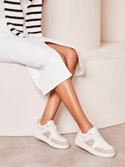 Lipsy White Chunky Runner Lace Up Trainer - Image 3 of 5