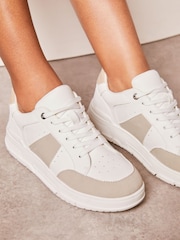 Lipsy White Chunky Runner Lace Up Trainer - Image 4 of 5