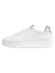 Lipsy White Chunky Flatform Lace Up Trainer - Image 2 of 5