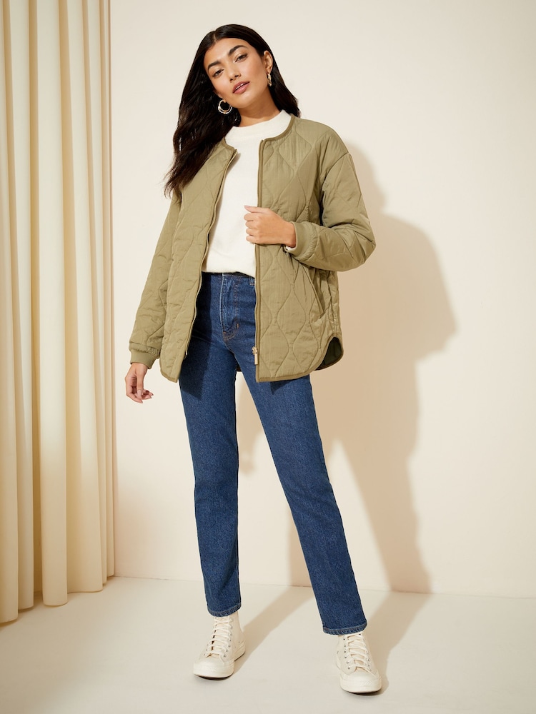 Friends Like These, gesteppte Jacke mit Reissverschluss - Bild 2 von 4