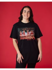 Vanilla Underground Black Mean Girls Ladies Christmas 100% Cotton T-Shirt - Image 1 of 6