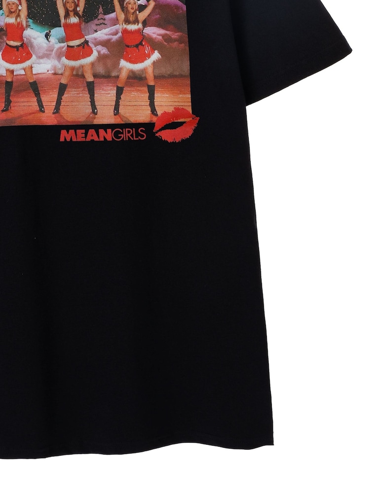 Buy Vanilla Underground Black Mean Girls Ladies Christmas 100% Cotton  T-Shirt from Next USA