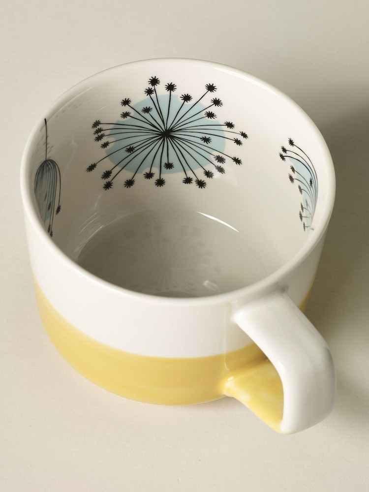 MissPrint Set of 2 Multi Dandelion Mugs - Image 2 of 3