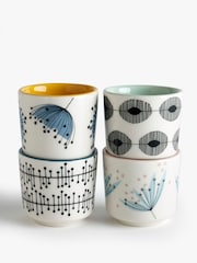 MissPrint Set of 4 Multi Egg Cups - Image 1 of 4