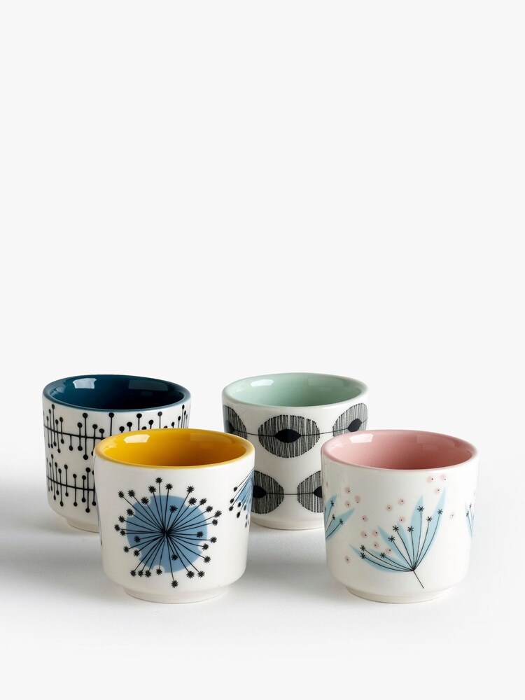 MissPrint Set of 4 Multi Egg Cups - Image 2 of 4