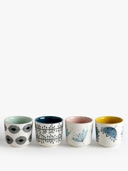MissPrint Set of 4 Multi Egg Cups - Image 3 of 4