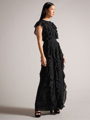 Платье макси с металлической оборкой Ted Baker Hazzie - Изображение 1 из 5