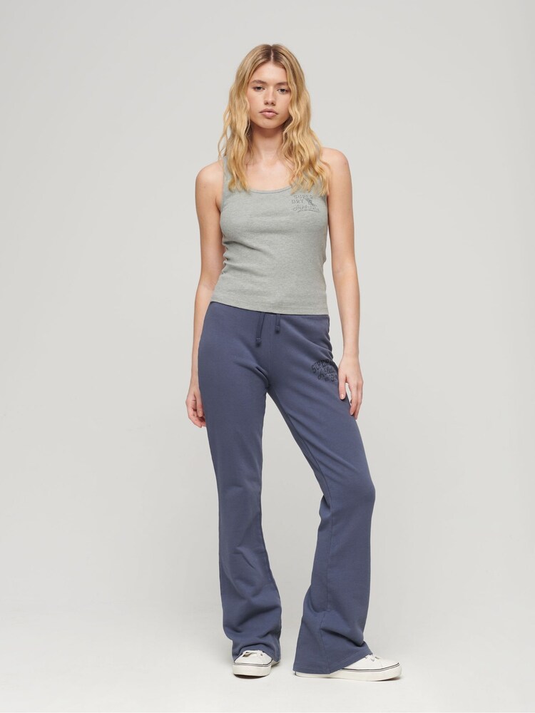 Superdry Grey Athletic Essential Ribbed Vest Top - Image 3 of 3