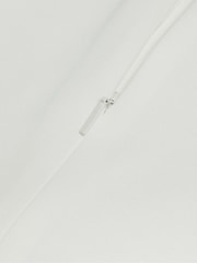 Ted Baker Cream Magylee Ponte Bodice Dress With Satin Slip Skirt - Image 4 of 5