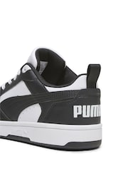 Puma White Rebound V6 Lo Youth Trainers - Image 5 of 5